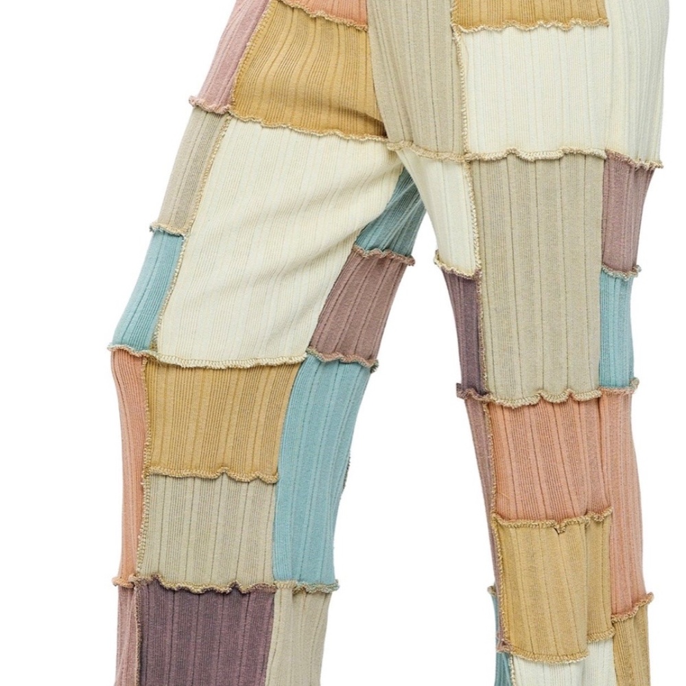 Y110 NWT Yak N Yeti Hippie Patchwork Multicolor Pants SM/Md Lg/Xl Stretch - Picture 4 of 10